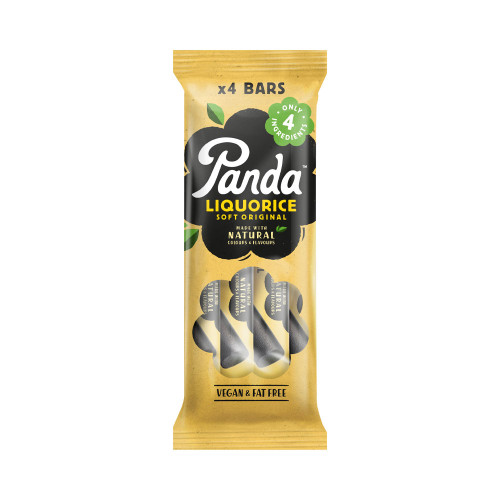 Panda Soft Original Liquorice 4 Bar Pack 32g