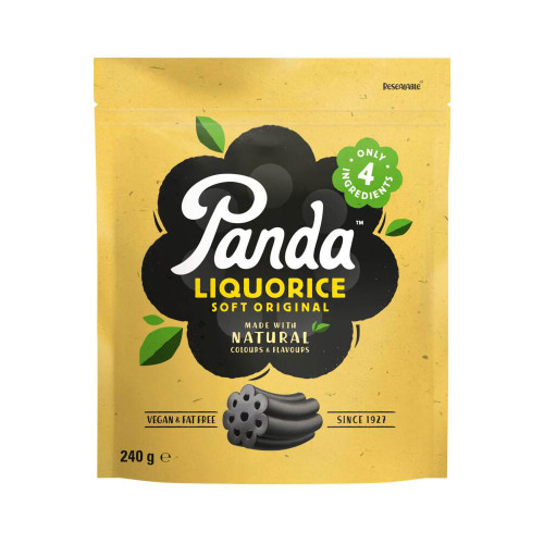 Panda Soft Original Liquorice Pieces 240g