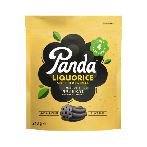 Panda Soft Original Liquorice Pieces 240g