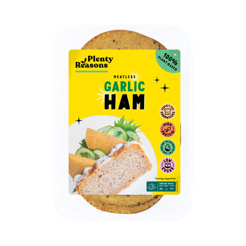 Plenty Reasons Meatless Vegan Garlic Ham 100g
