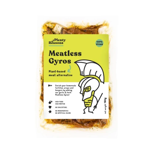 Plenty Reasons Meatless Vegan Gyros 160g