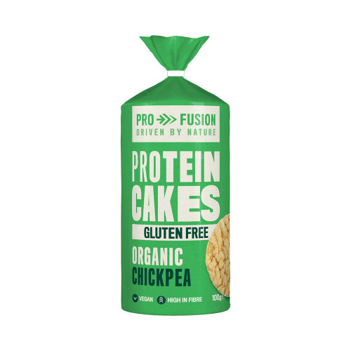 Pro Fusion Organic Chickpea Protein Cakes 100g