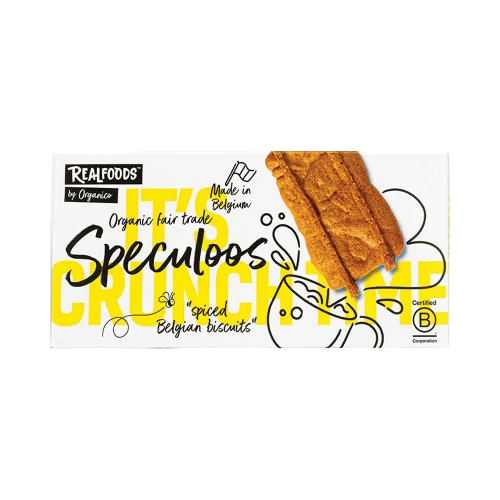 Realfoods by Organico Organic Fair Trade Speculoos Biscuits 125g