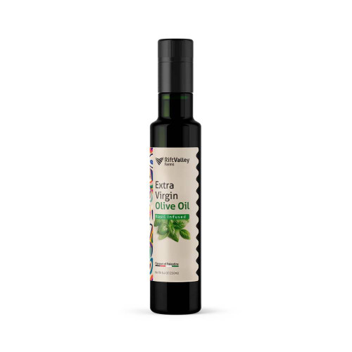 Rift Valley Farms Extra Virgin Olive Oil Basil Infused 250ml