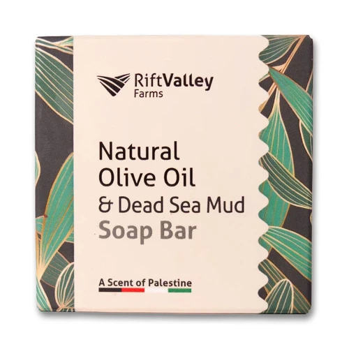 Rift Valley Farms Natural Olive Oil & Dead Sea Mud Soap Bar 100g