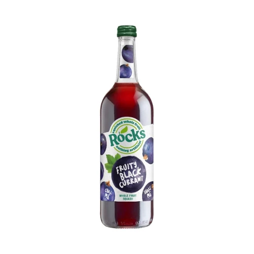 Rocks Fruity Blackcurrant Whole Fruit Squash 740ml
