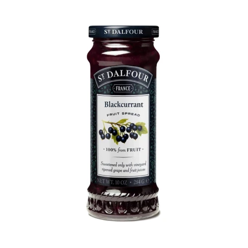 St Dalfour Blackcurrant Fruit Spread 284g
