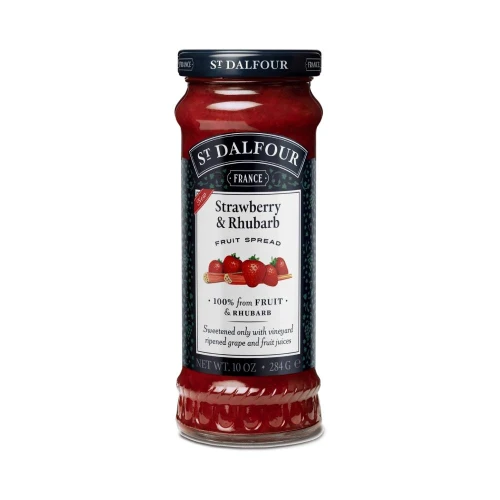 St Dalfour Strawberry & Rhubarb Spread 284g