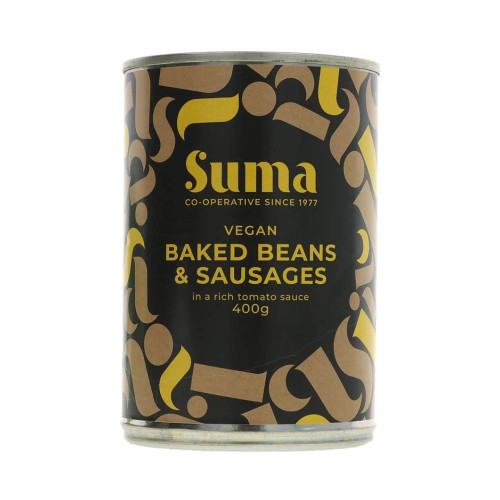 Suma Vegan Baked Beans & Sausages 400g