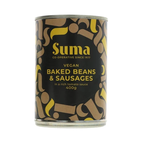 Suma Vegan Baked Beans & Sausages 400g