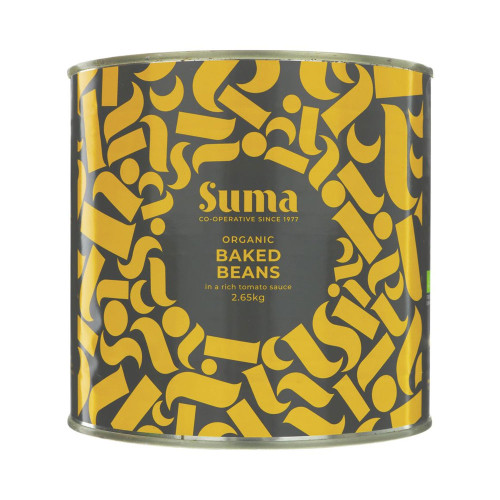 Suma Organic Baked Beans 2.65kg