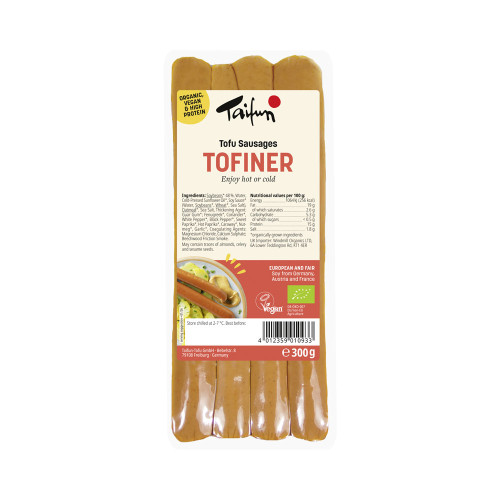 Taifun Organic Tofu Sausages Tofiner 300g