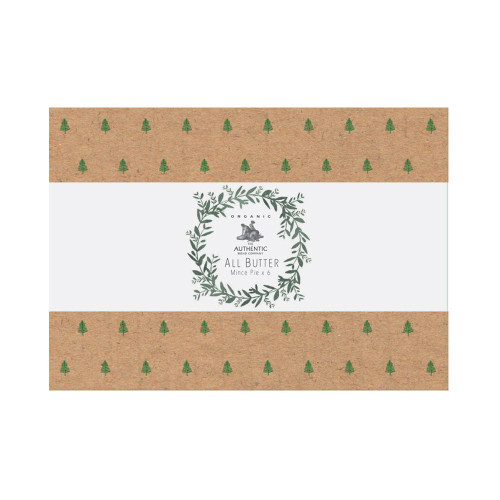 The Authentic Bread Co Luxury All Butter Mince Pies with Brandy x 6