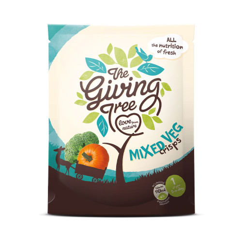 The Giving Tree Mixed Veg Crisps 22g