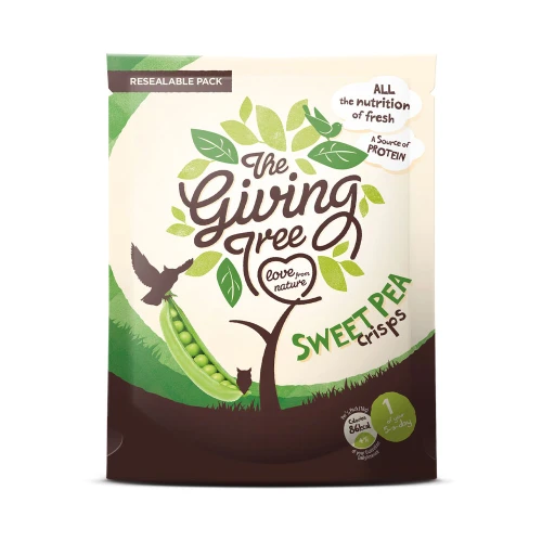 The Giving Tree Sweet Pea Crisps 36g