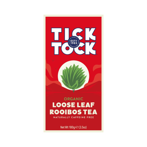 Tick Tock Organic Loose Leaf Rooibos Tea 100g