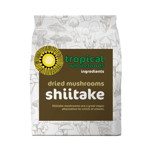 Tropical Wholefoods Dried Shiitake Mushrooms 50g