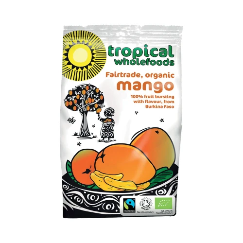 Tropical Wholefoods Organic Fairtrade Dried Mango 100g