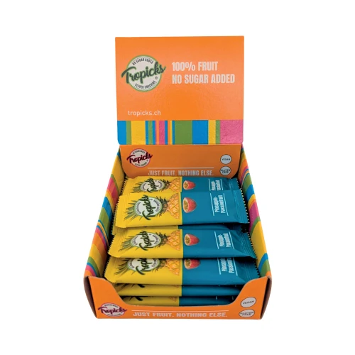Tropicks Pineapple & Passion Fruit 100% Fruit Bar 20g
