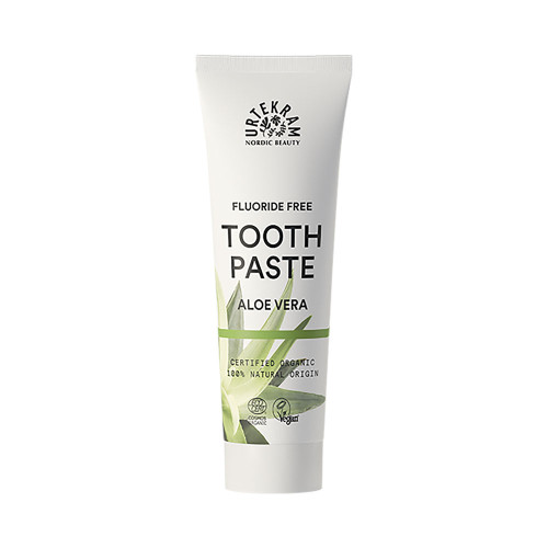 Urtekram Organic Fluoride Free Aloe Vera Toothpaste 75ml