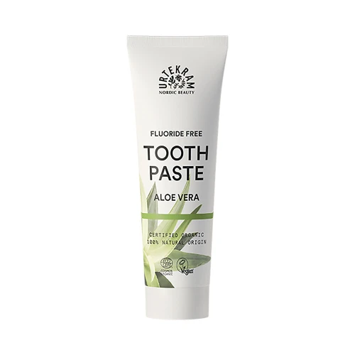 Urtekram Organic Fluoride Free Aloe Vera Toothpaste 75ml