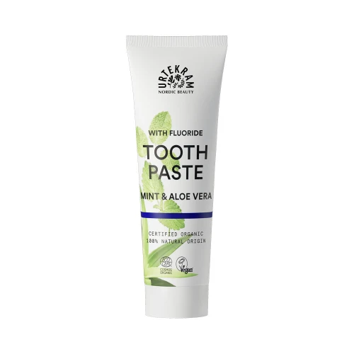 Urtekram Fluoride Organic Mint Toothpaste 75ml