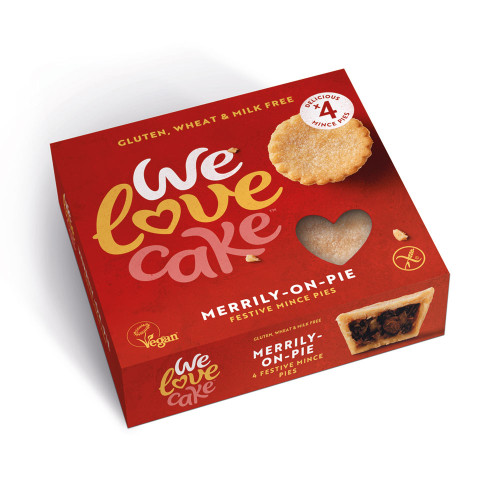 We Love Cake Gluten Free, Vegan Mince Pies x 4