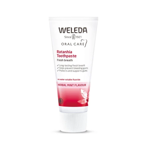 Weleda Ratanhia Toothpaste Herbal Mint Flavour 75ml
