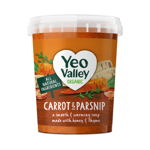 Yeo Valley Organic Carrot Parsnip and Thyme Soup 400g