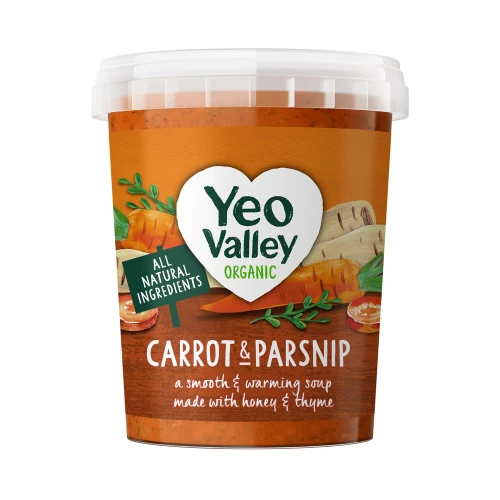 Yeo Valley Organic Carrot Parsnip and Thyme Soup 400g