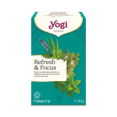 Yogi Organic Refresh & Focus Tea 17 Bags