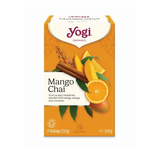 Yogi Tea Organic Mango Chai 17 Teabags