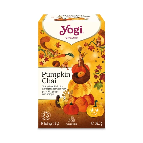 Yogi Tea Organic Pumpkin Chai Teabags 17 tea bags