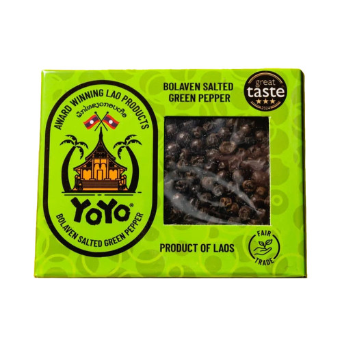 YoYo Laos Sauce Bolaven Salted Green Pepper 40g