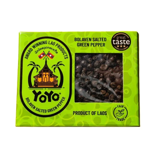 YoYo Laos Sauce Bolaven Salted Green Pepper 40g