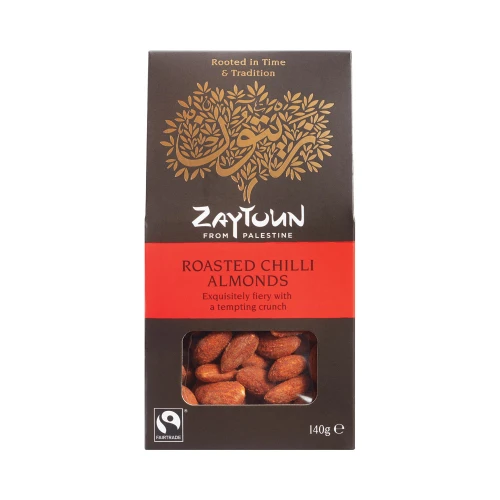Zaytoun Palestinian Roasted Chilli Almonds 140g