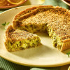 Clive's Purely Plants Cheesy Broccoli Shortcrust Quiche (4 * 380g)