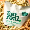 Eat Real Veggie Straws with Tomato, Kale and Spinach Sea Salt (10 x 110g)