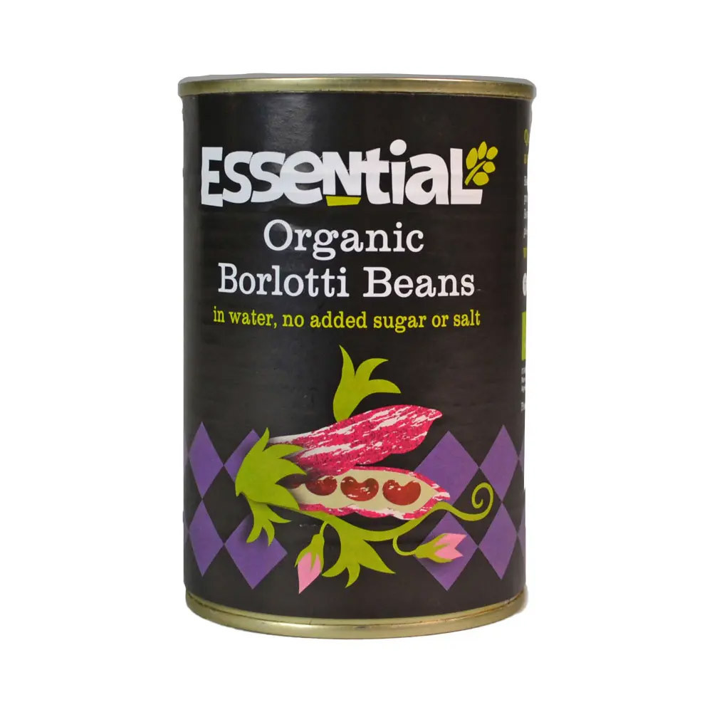 Essential Trading Cooperative - Essential Borlotti Beans (6 x 400g)