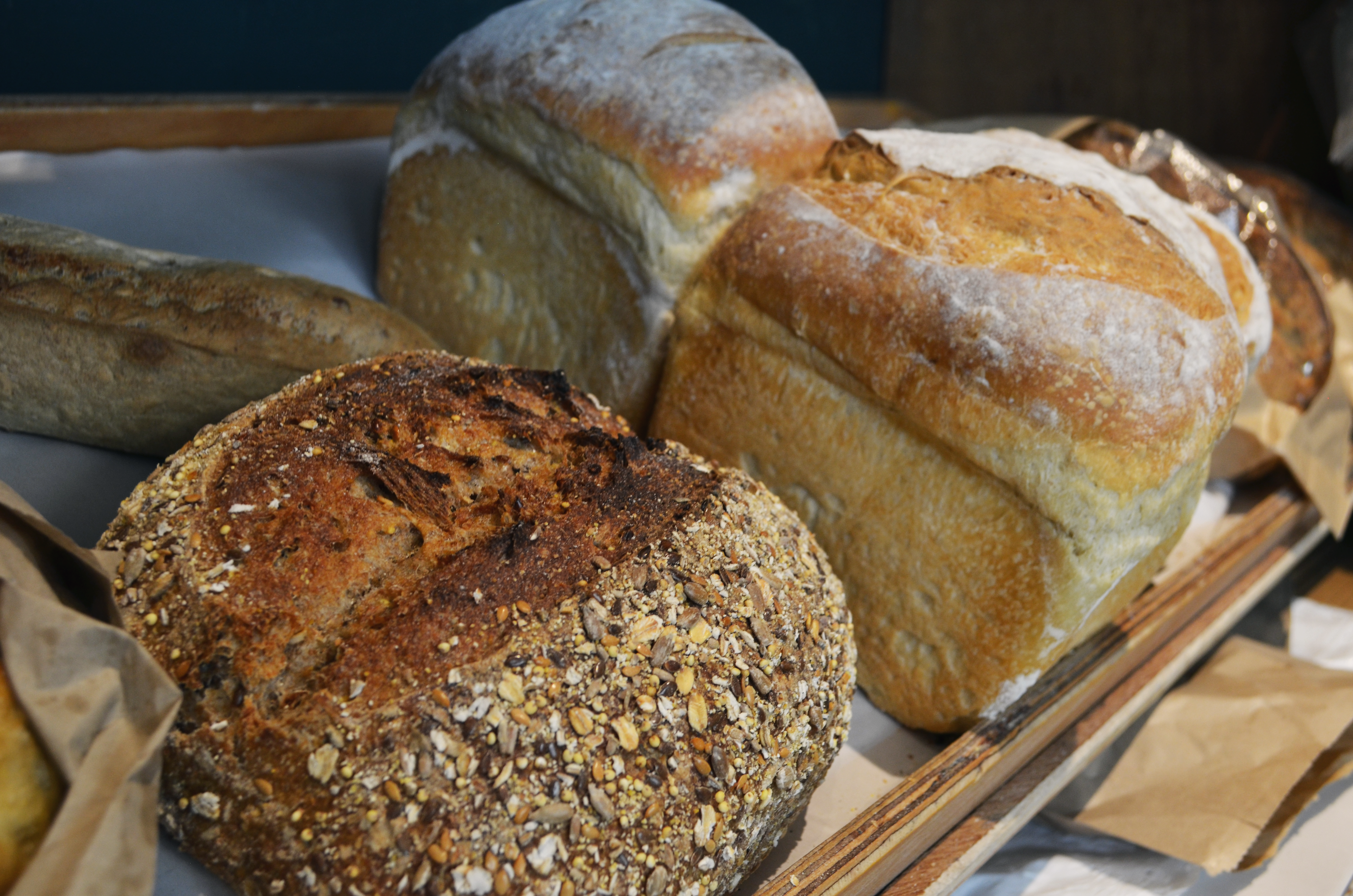 selection of fresh baked bread
