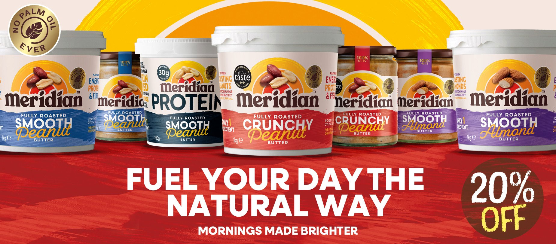 20% Off Meridian Nut Butters