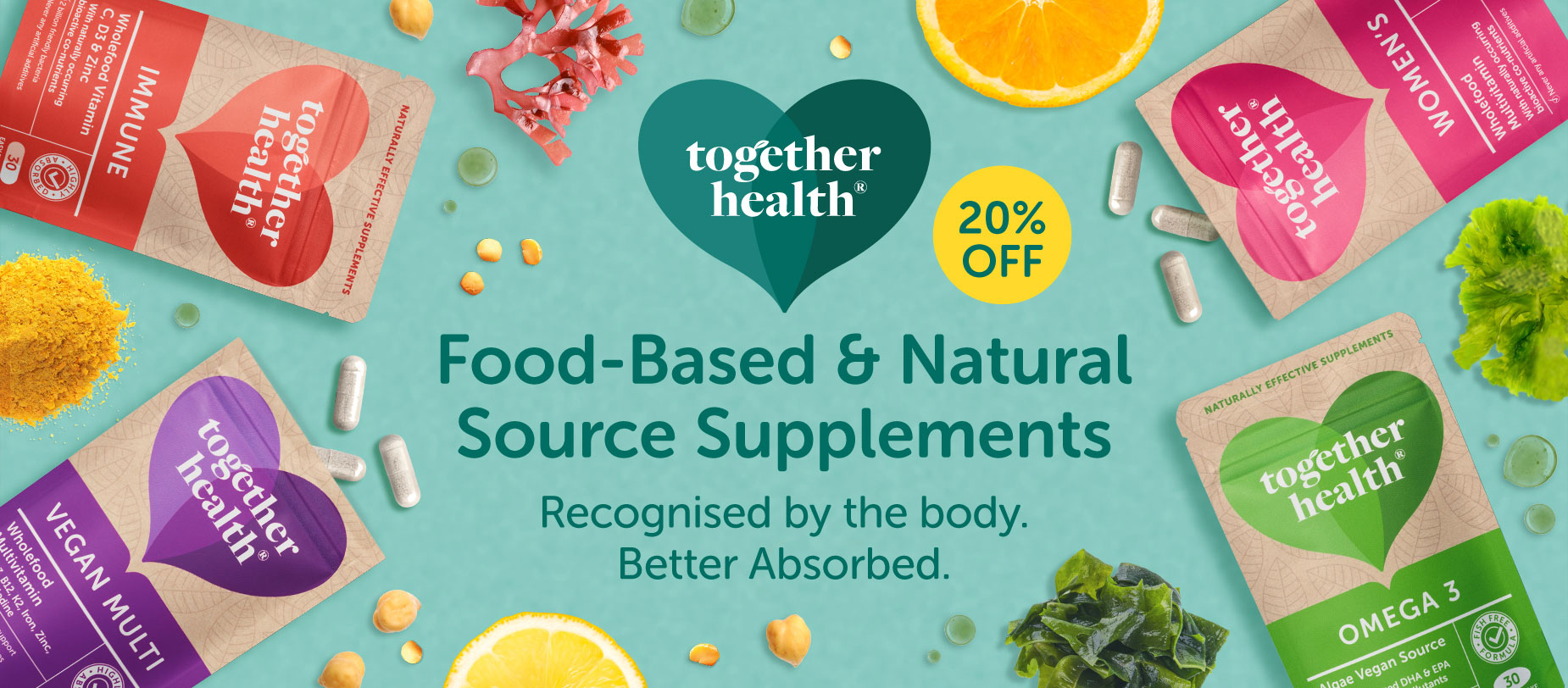 20% Off Together Health Natural Supplements