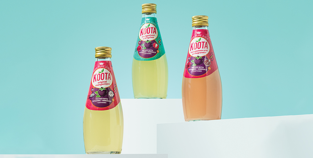 koota drinks range on plinths