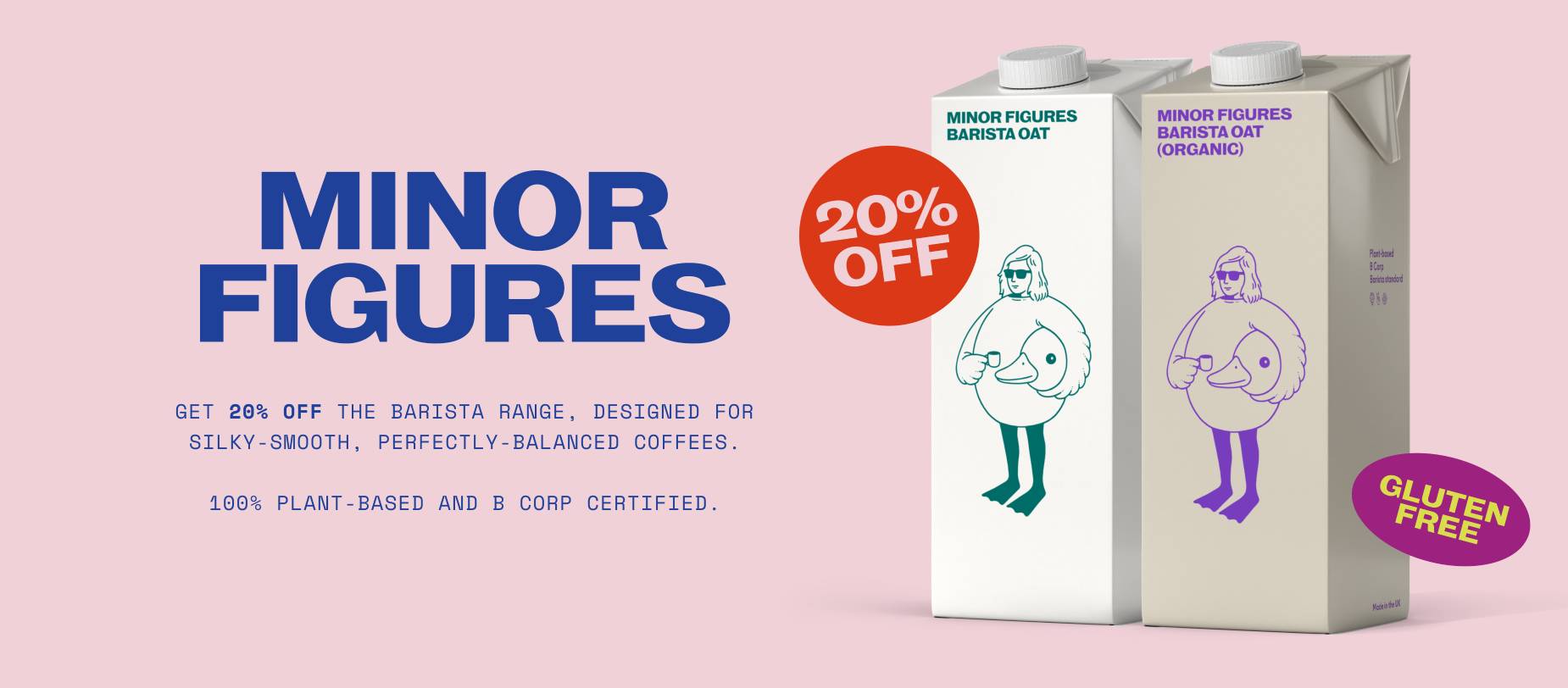 20% Off Minor Figures Barista Range