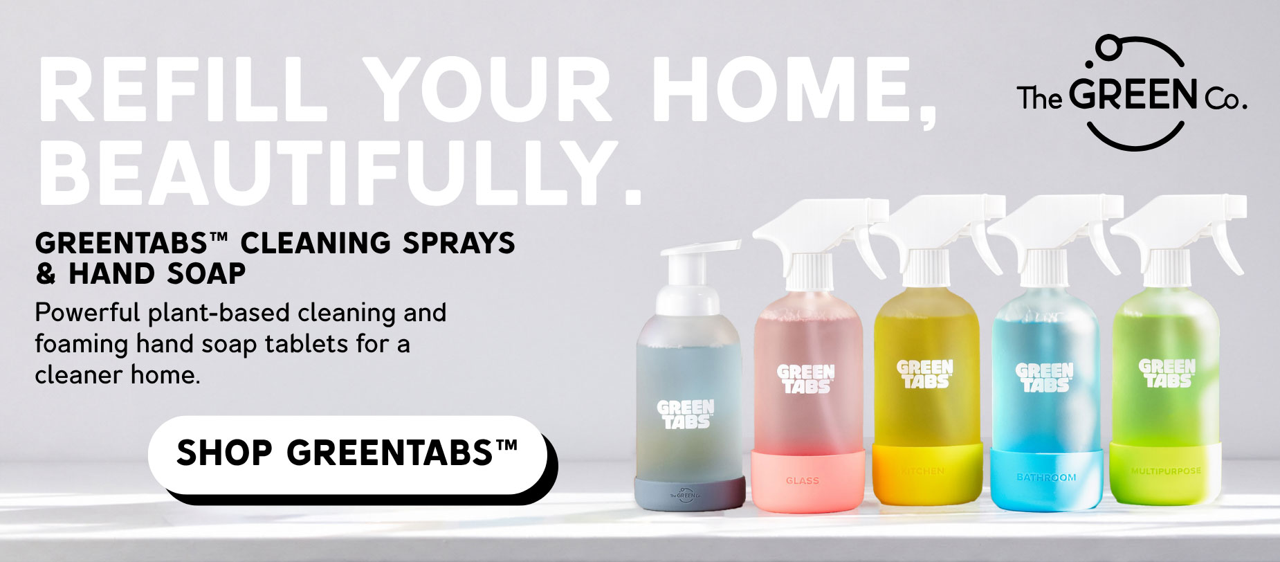 Greentabs - Cleaning Sprays and Hand Soap