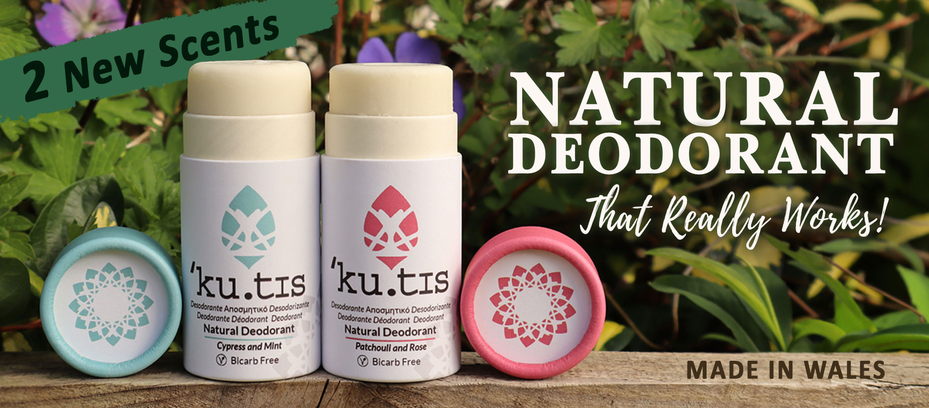 Kutis Natural Deodorant - 2 New Scents