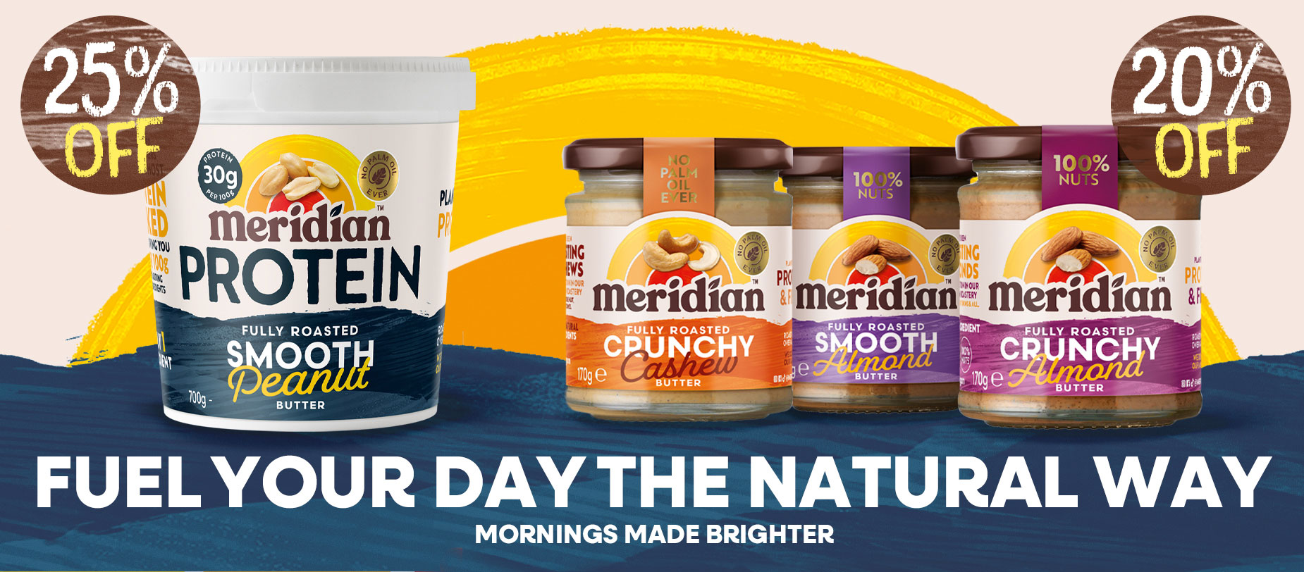 Up to 25% Off Meridian Nut Butters